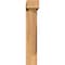 Ekena Millwork Traditional Block Smooth Bracket w/ Offset Brace, Western Red Cedar, 5 1/2"W x 22"D x 30"H BKT0604X22X30TRA05SWR - alternate 3